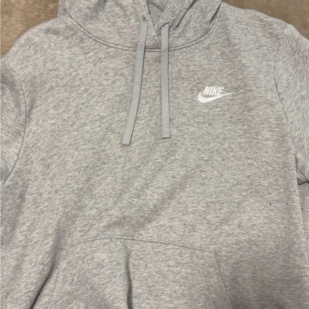 Nike Light Gray Pullover Hoodie